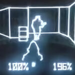 Doom, in vector graphics, on the Vectrex console